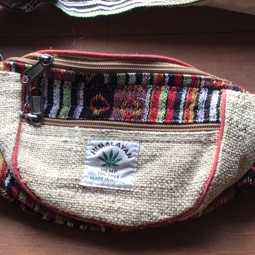 Himalayan hemp made in Nepal fanny pack